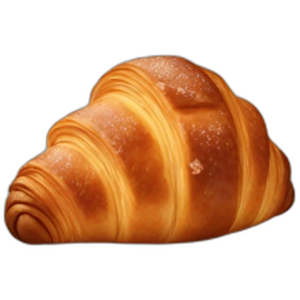 Chocolate croissant  emoji