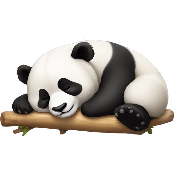Panda sleeping  emoji
