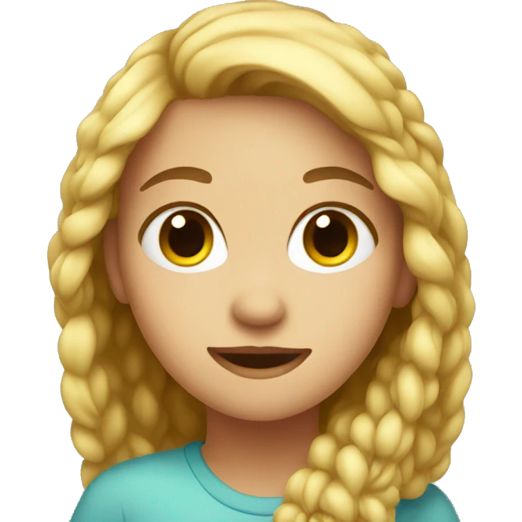 girl with picture emoji