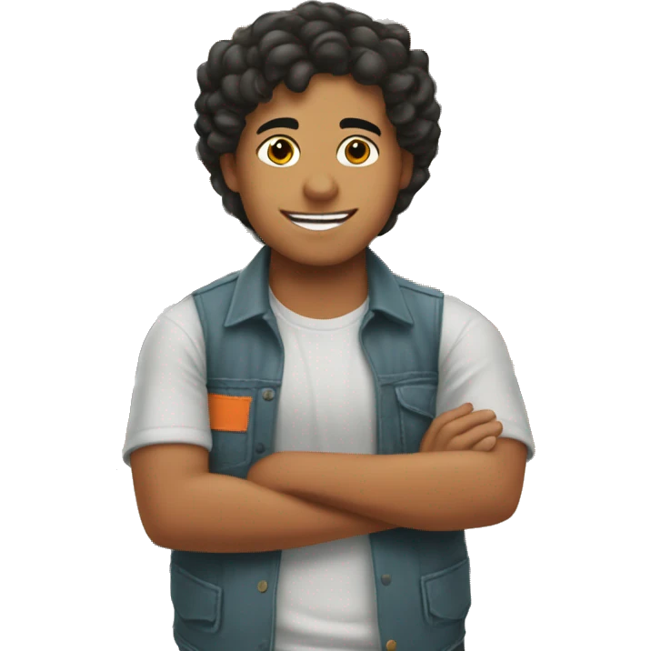 Mexican boy at Home Depot  emoji