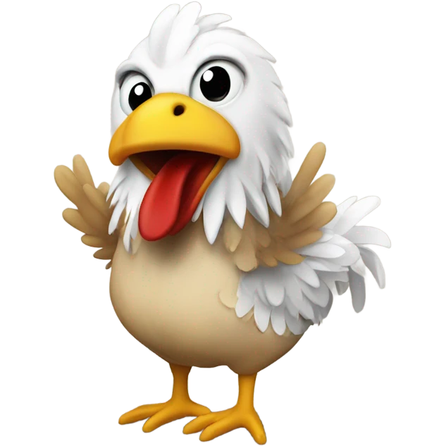 Chicken man emoji