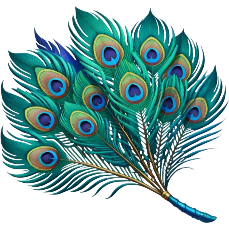 Peacock Feather small  emoji