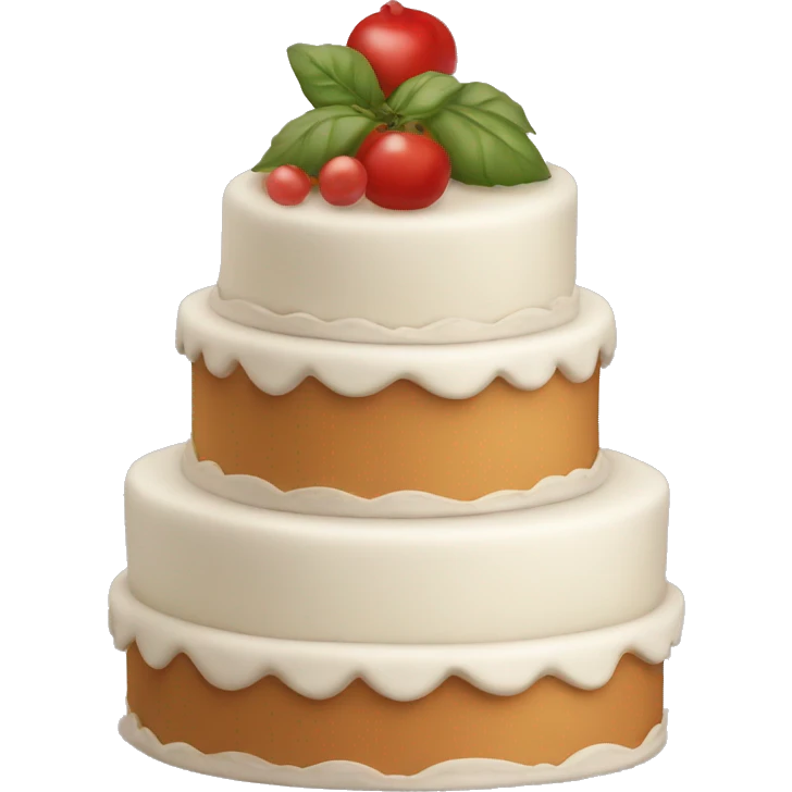 Italian wedding cake emoji