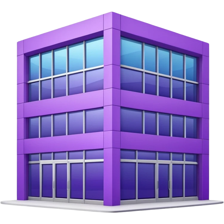 purple pickup point building emoji