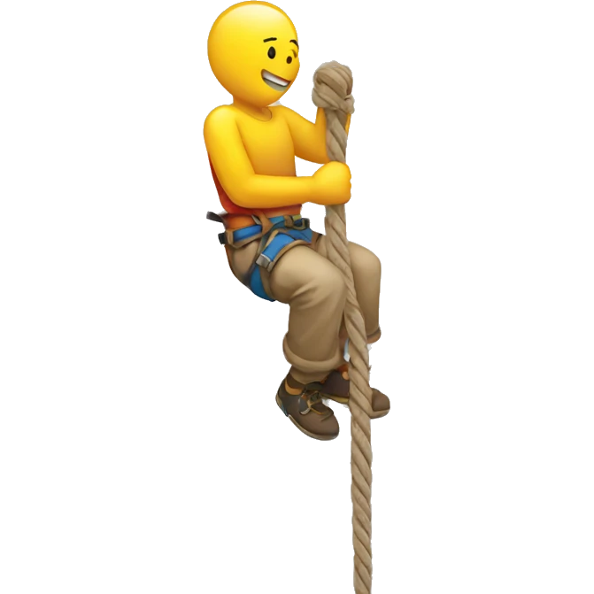 rope climbing emoji