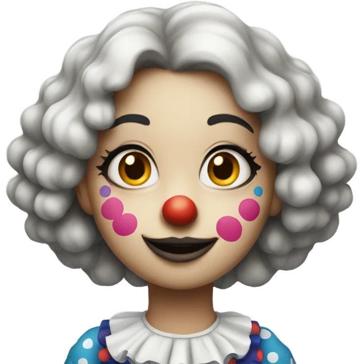 clown girl emoji