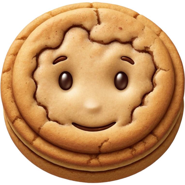 Snickerdoodle cookie emoji