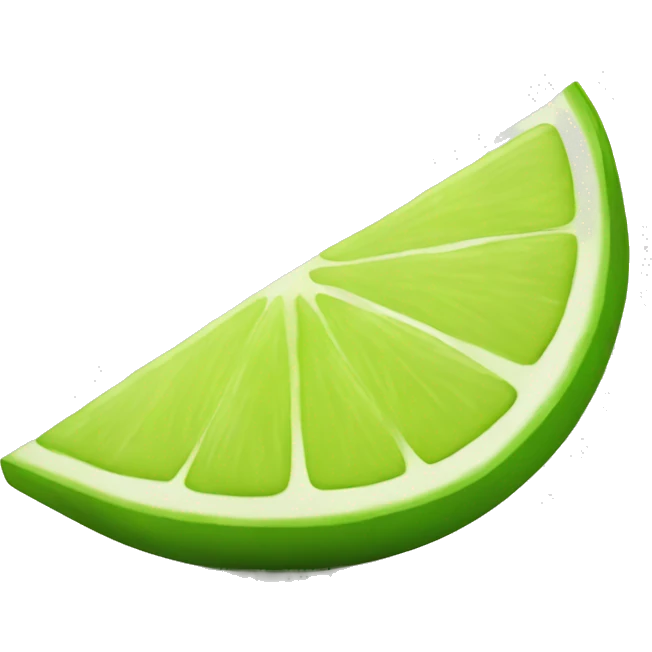 lime wedge emoji
