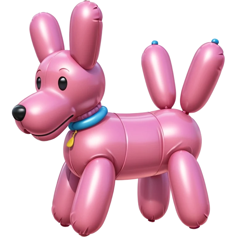 spam meat pink balloon dog emoji