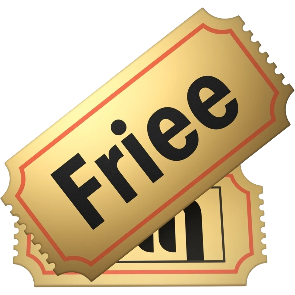 free drink ticket emoji