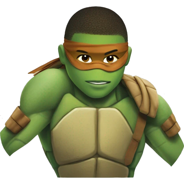 Ninja turtle Mbappe  emoji