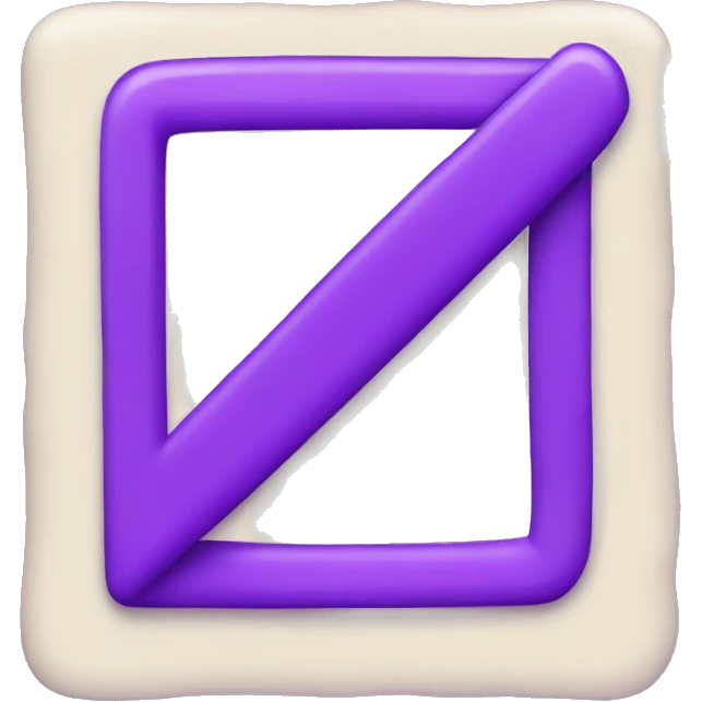 Purple checkmark emoji