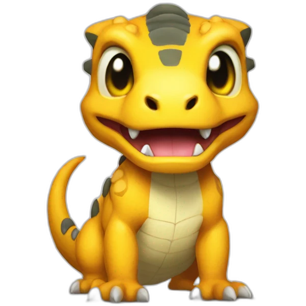 Agumon from Digimo emoji