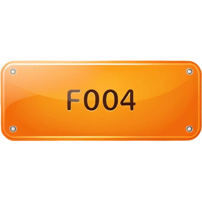 elegant horizontal banner with HEX code #FF6A00 emoji