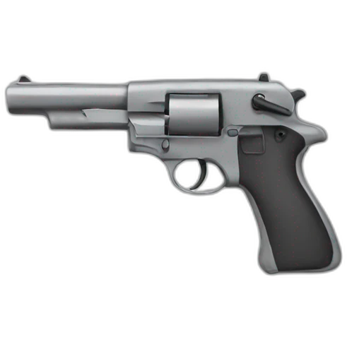 grey gun emoji