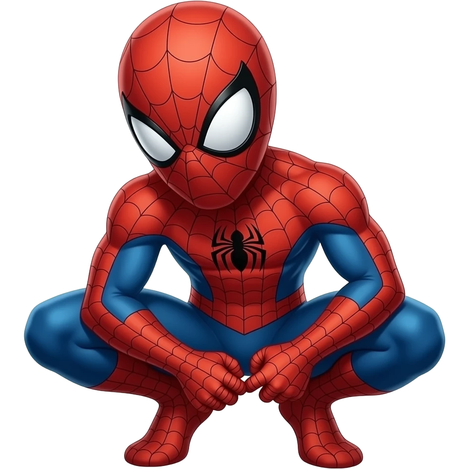 spiderman doing masturbation emoji