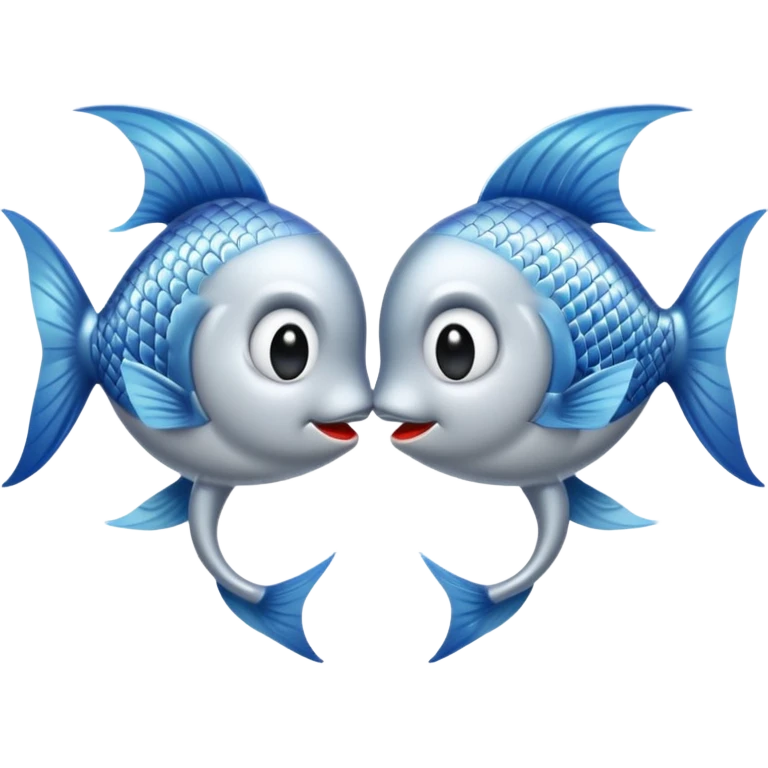 two fishes kissing emoji
