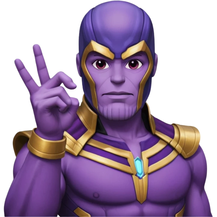 Squıd game Thanosun hareketini yapan emoji  emoji