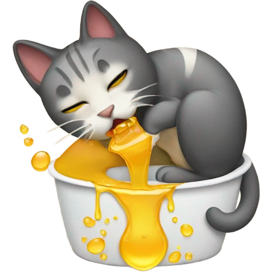 😸vomiting honey  emoji