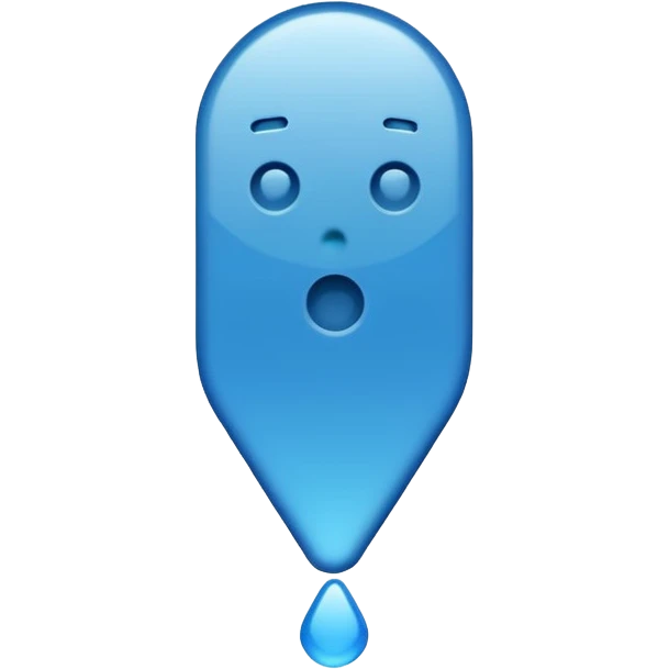 Blue Exclamation mark emoji