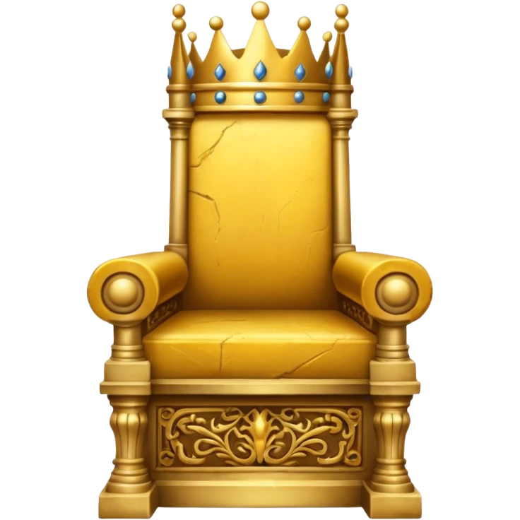 The throne of ancient kings in full majesty emoji
