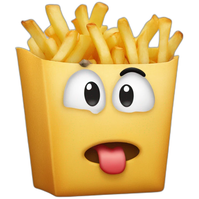 Un énorme mangeur de frites appelé inoxtag emoji