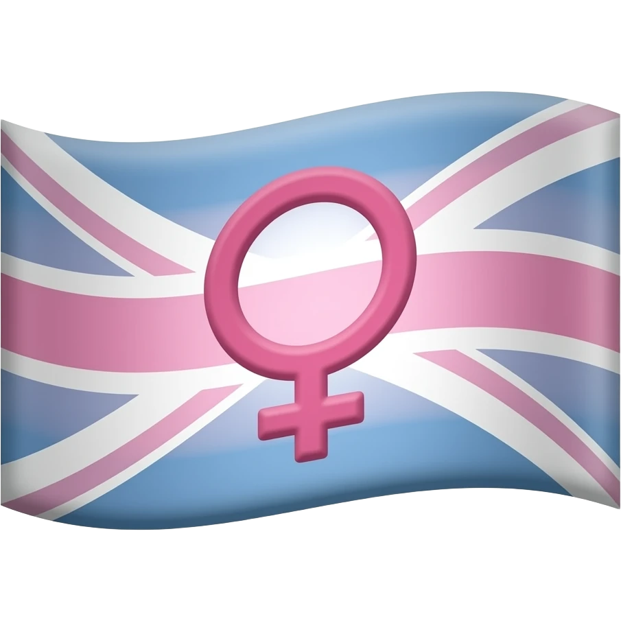 a femboy flag with a blahaj on the middle emoji