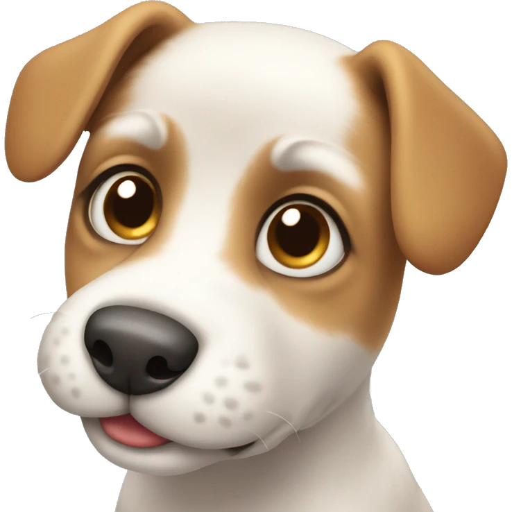 Cute little dog emoji