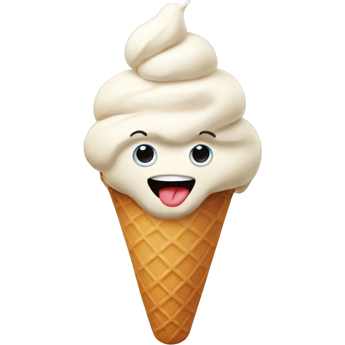Ice cream emoji