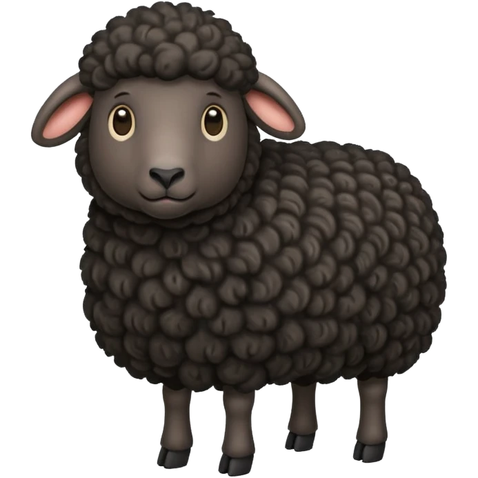 Black sheep emoji