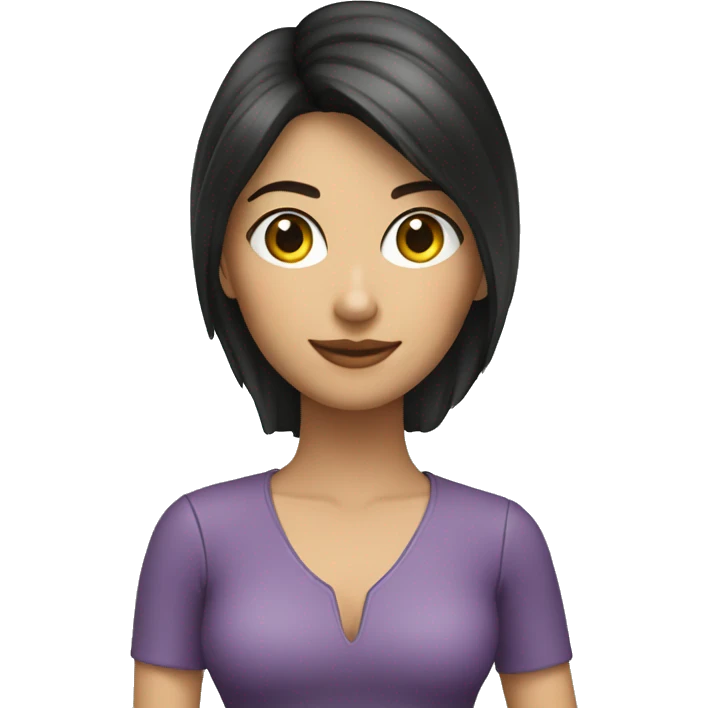 Una chica morena clara con una moto verde emoji