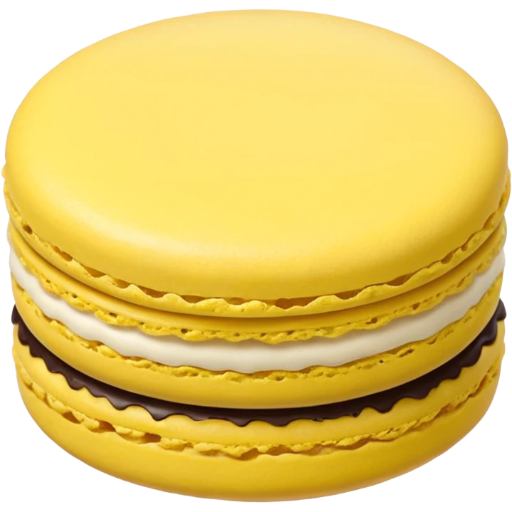 Macaron yellow  emoji