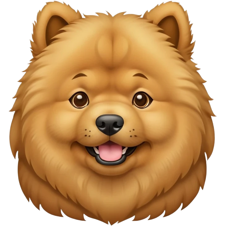 Chow Chow being cute  emoji