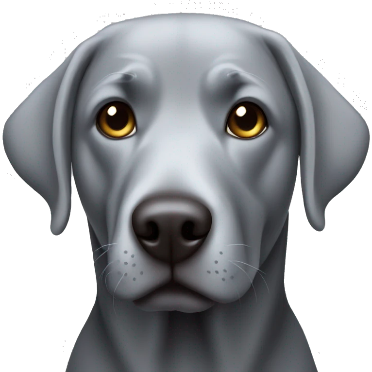 Grey Labrador emoji