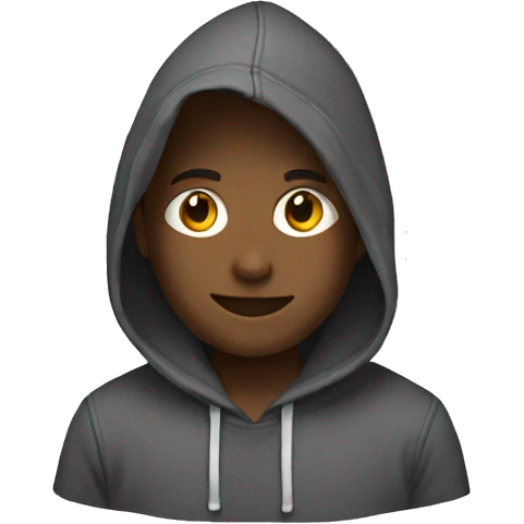 dark grey hoodie emoji