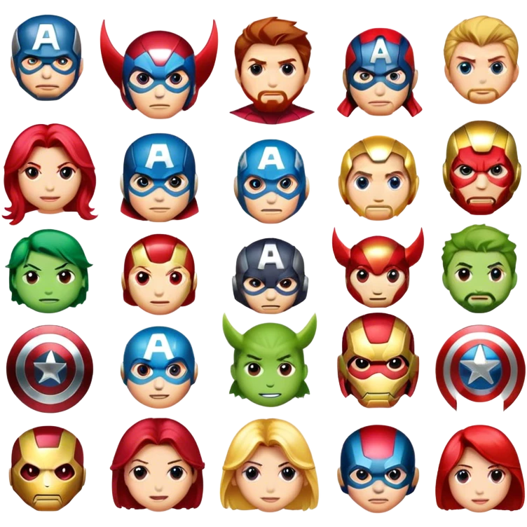 Avengers emojis emoji