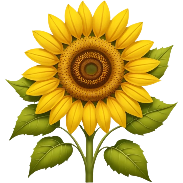 Noo, i want sunflower 🌻.  Just like this. With browner center. And without green sleaves. Much more browner center of the flower please
 emoji