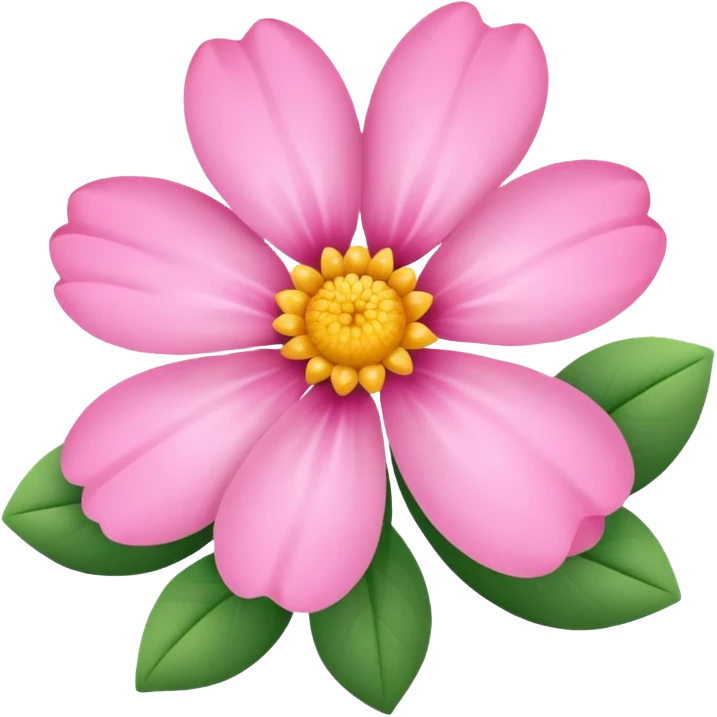 pink flower emoji