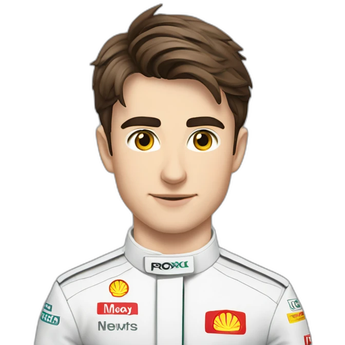 Charles leclerc in mercedes emoji