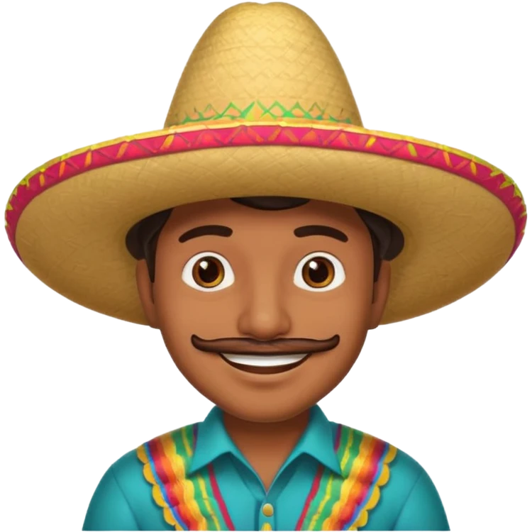 1900's mexican man emoji