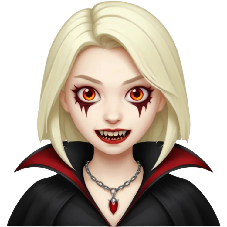 Hailey as a Vampire emoji
