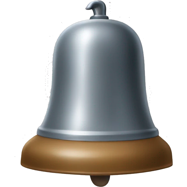 school bell emoji