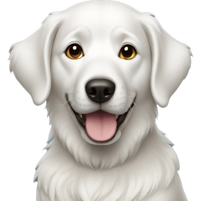 white dog emoji