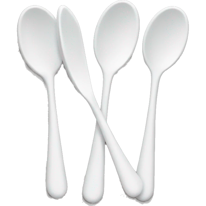 white spoons emoji