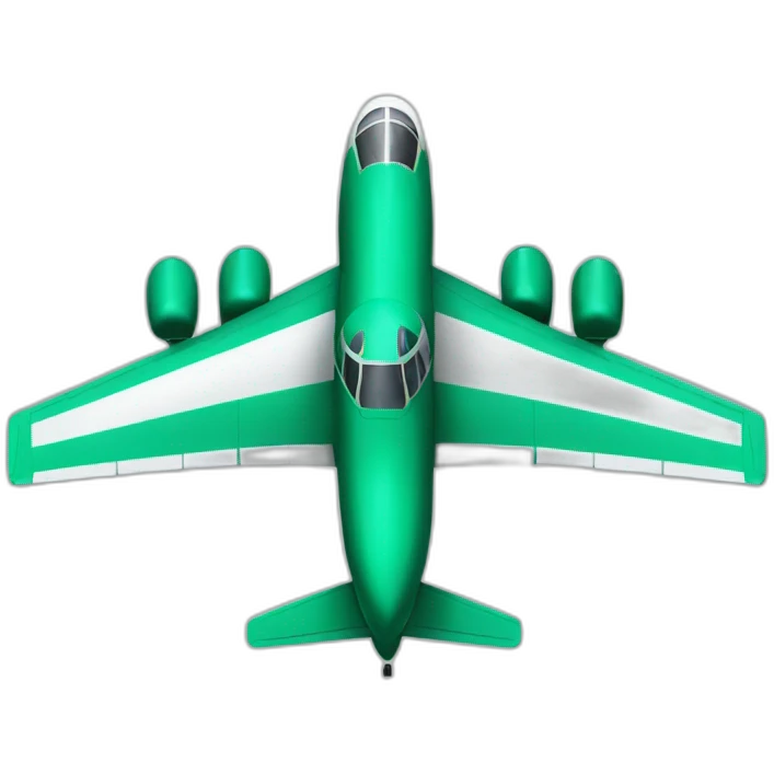 avion verde emoji