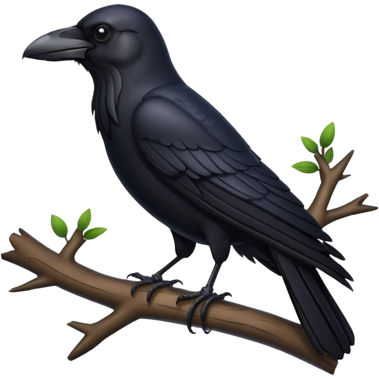 black raven emoji