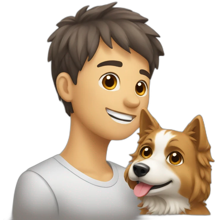 Chat et chien emoji
