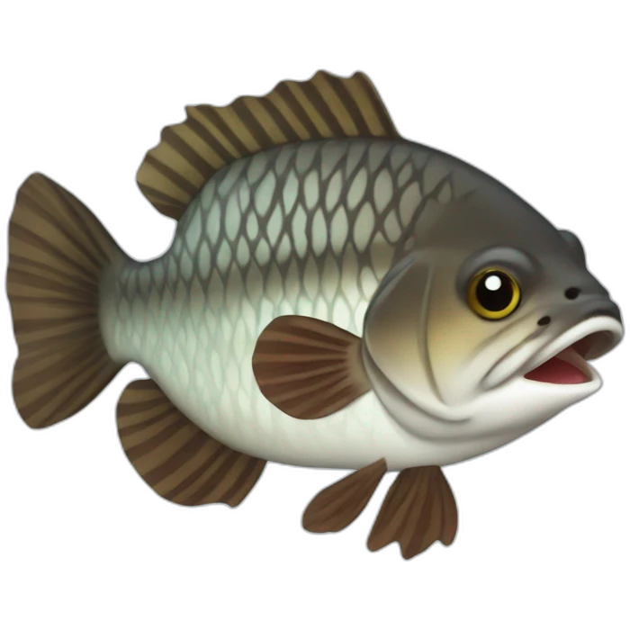 Racoon fish emoji