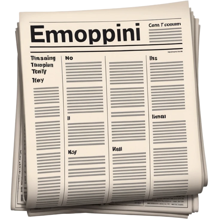 newspaper coulm emoji