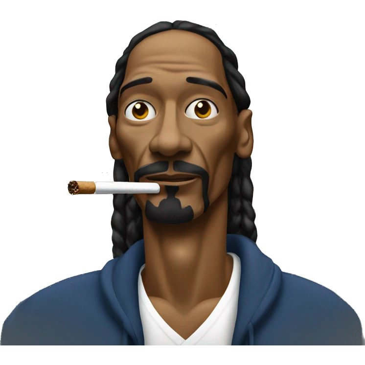 Snoop dogg smoking emoji